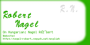 robert nagel business card